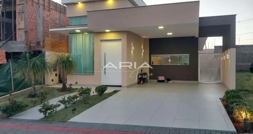 Casa mobiliada para locação no condomínio tauá araçari, londrina - pr