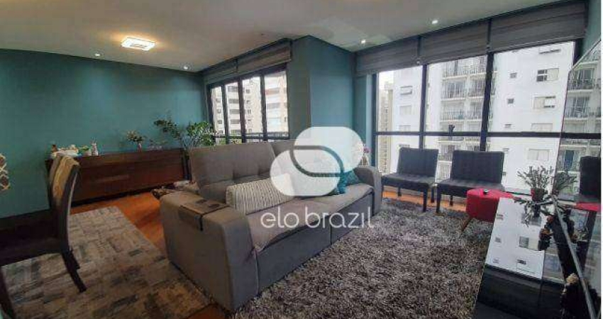 Apartamento com 3 dormitórios à venda, 122 m² por R$ 1.400.000,00 - Brooklin - São Paulo/SP
