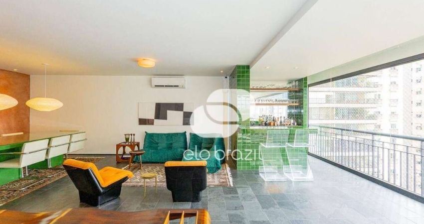 Apartamento com 3 dormitórios à venda, 218 m² por R$ 2.950.000,00 - Brooklin - São Paulo/SP