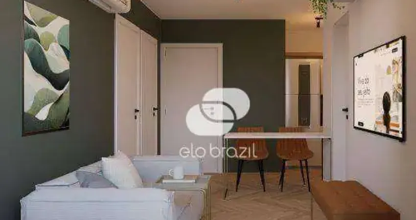 Apartamento com 2 dormitórios à venda, 43 m² por R$ 690.000,00 - Campo Belo - São Paulo/SP