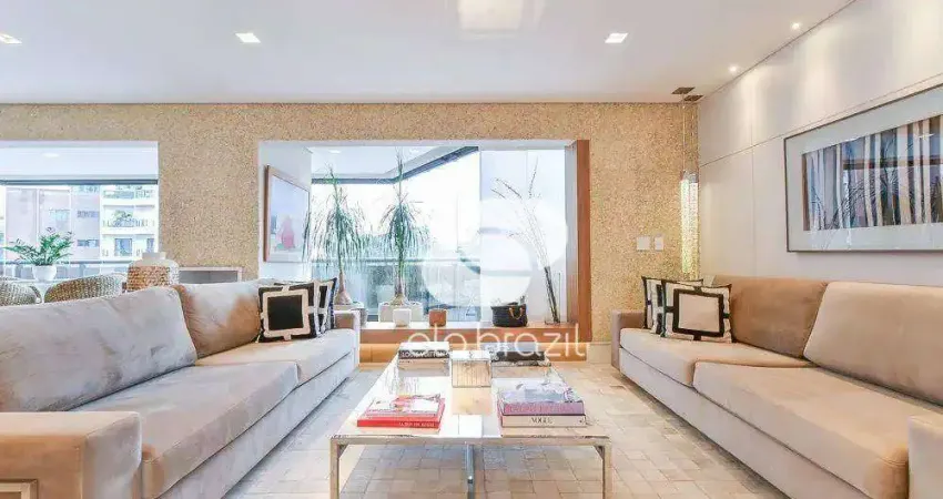 Apartamento com 3 dormitórios à venda, 244 m² por r$ 9.400.000,00 - vila nova conceição - são paulo/sp