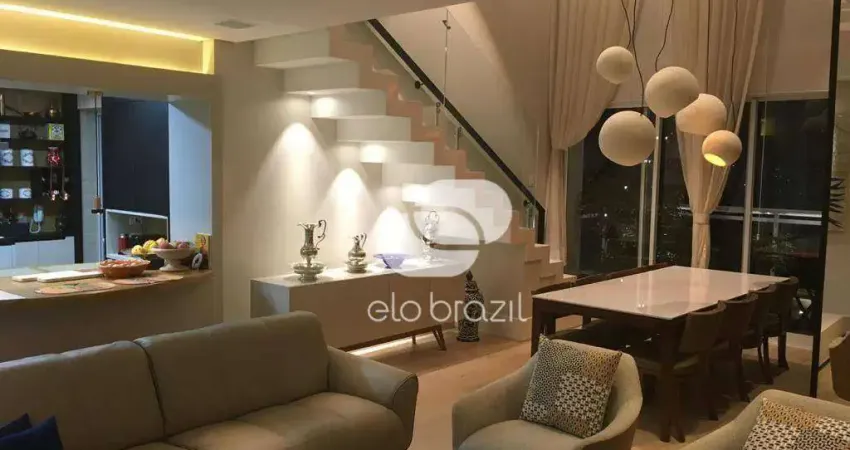 Apartamento com 3 dormitórios à venda, 210 m² por R$ 4.980.000 - Brooklin - São Paulo/SP
