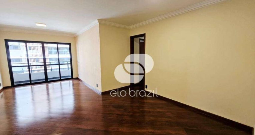 Apartamento com 4 dormitórios para alugar, 124 m² por R$ 8.490/mês - Brooklin - São Paulo/SP