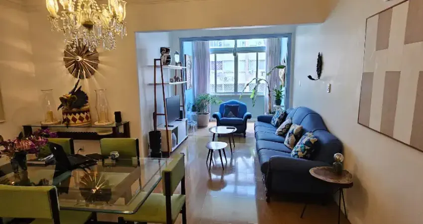 Copacabana, apartamento 3 quartos, 160m², com suíte, dependencia e vaga na av. nossa sra de copacabana x figueiredo magalhães, quadra da praia