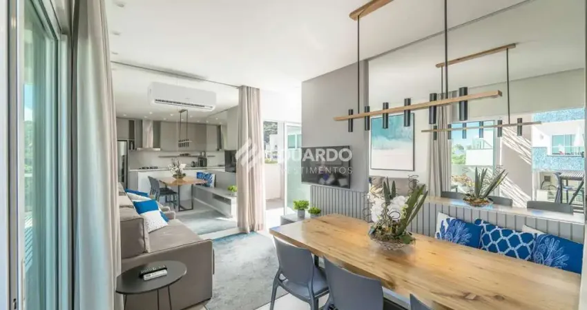 Cobertura  à venda finamente decorada com 03 suítes em mariscal, bombinhas - sc.