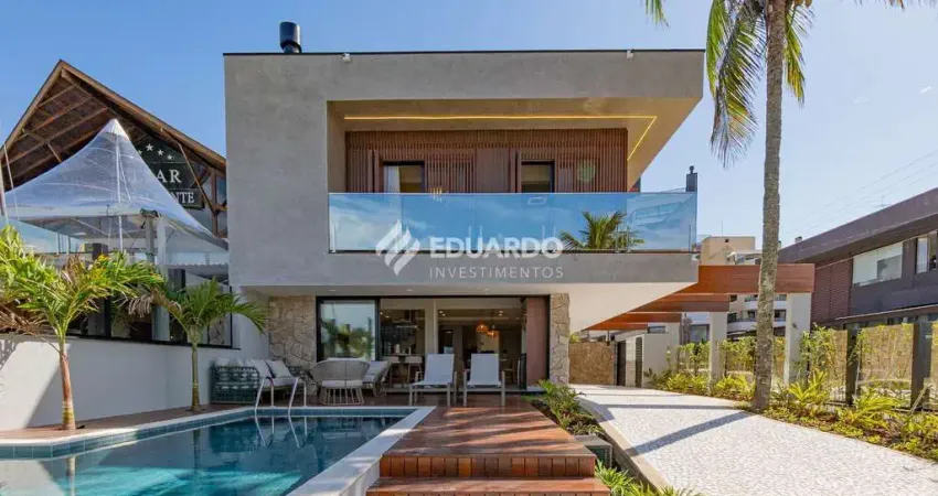 Casa nova beira-mar em bombas | vista definitiva da praia + 4 suítes