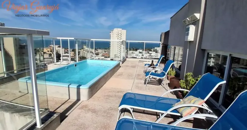 Cobertura para venda em guarujá, enseada, 3 dormitórios, 1 suíte, 4 banheiros, 3 vagas