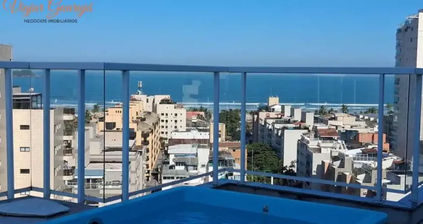 Cobertura duplex para locação em guarujá, enseada, 3 dormitórios, 1 suíte, 4 banheiros, 3 vagas