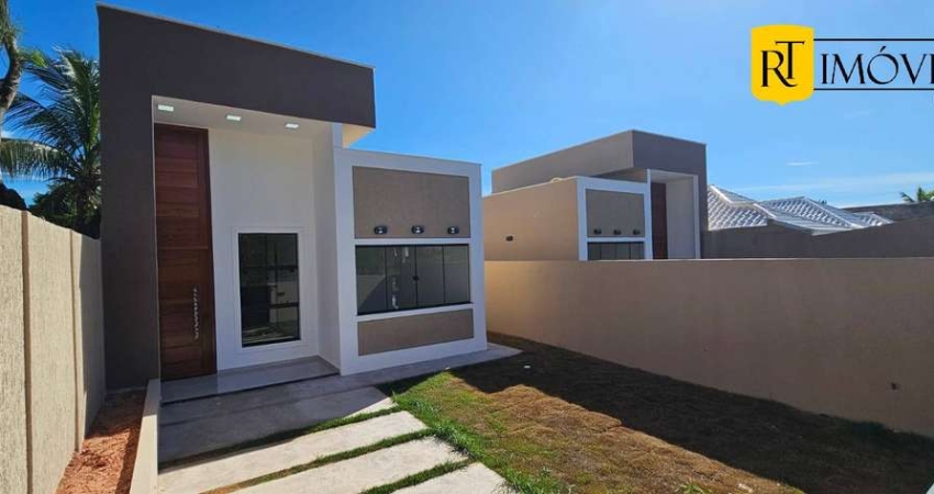 Casa nova com 2 quartos a venda no Coqueiral - Araruama/RJ