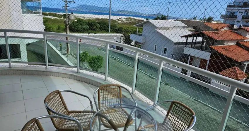 Excelente apartamento mobiliado 3 suítes com vista mar à venda cabo frio/rj