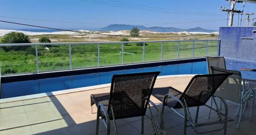 Excelente cobertura mobiliada 4 suítes à venda com vista mar, cabo frio/rj