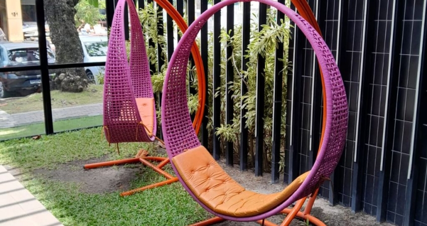 Apartamento de  1 quarto, com jardim externo na Ilha do Leite