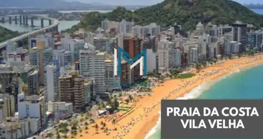 02 QUARTOS - Conforto e Localização na Praia da Costa – Apto Mobiliado com 90m²