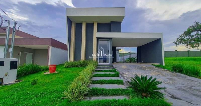 Casa térrea com 3 suítes plenas, localizada no Condomínio Terras Alpha