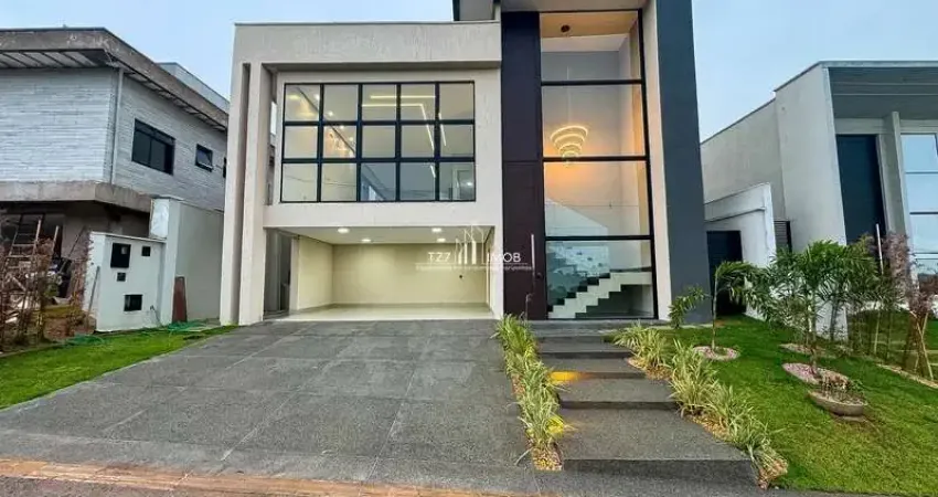 Casa subtérrea com 4 suítes plenas sendo uma master com closet.
