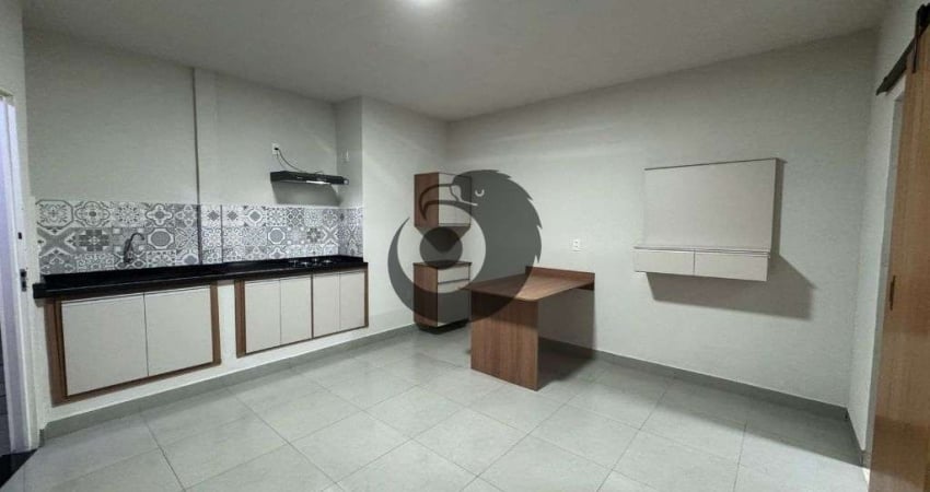 Apartamento Kitnet com armarios e cooktop, Agua, IPTU e internet compartilhada inclusos.