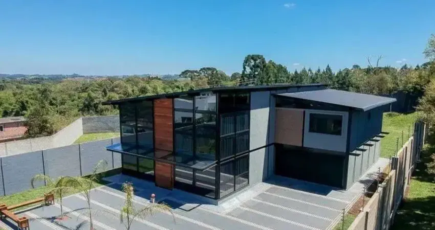 Casa 3 dormitórios  4 vagas no butiatuvinha, curitiba | ampliaza