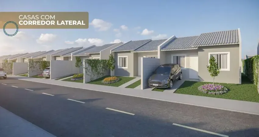 Casa para Venda em São José dos Pinhais, Campo Largo da Roseira, 2 dormitórios, 1 banheiro, 1 vaga