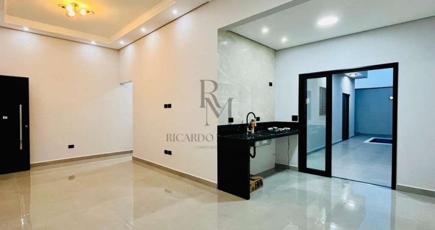 Jardim Bom Sucesso: Casa Moderna 3 Dorms com Piscina e Armários