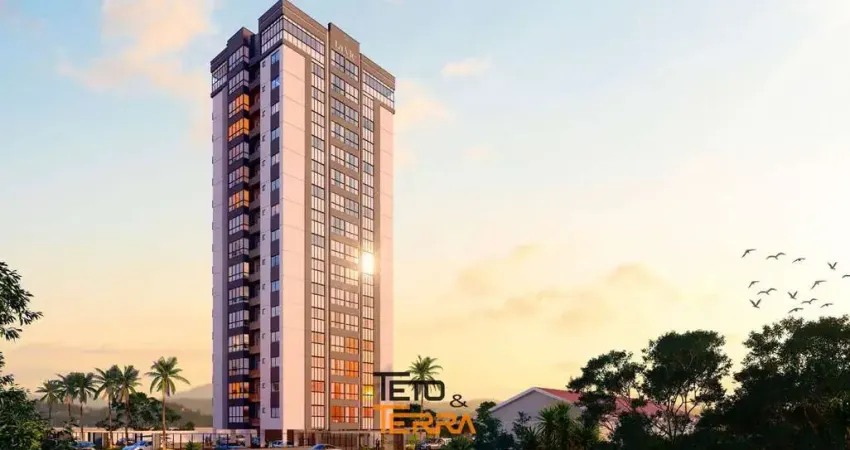 Apartamentos á venda no bairro Praça com 55m² no Res. Praia do Pontal Norte