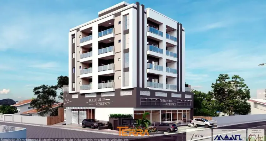 Residencial Belle Ville em Tijucas SC,  2 dormitórios sendo 1 suíte, 79,80m²