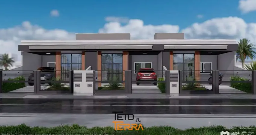 Casa á venda no Centro de Tijucas com 80m², com 2 dormitórios sendo 1 suíte