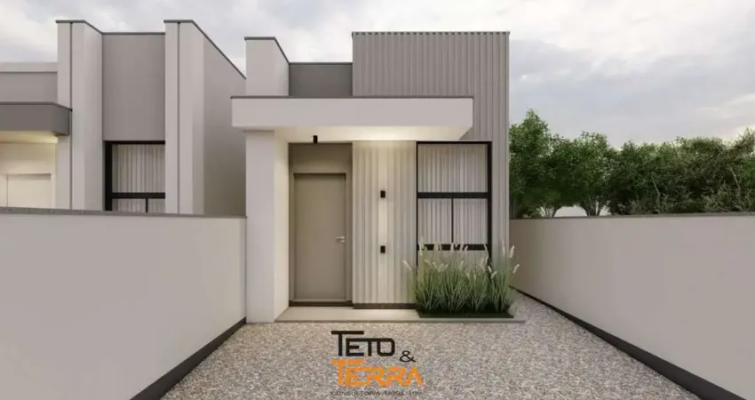 Casa á venda no Joáia em Tijucas, com 61m² possuindo 2 dormitórios sendo 1 suíte