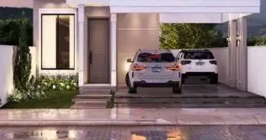 Casa á venda no bairro Areias com 84m², 3 dormitórios, 1 suíte, churrasqueira