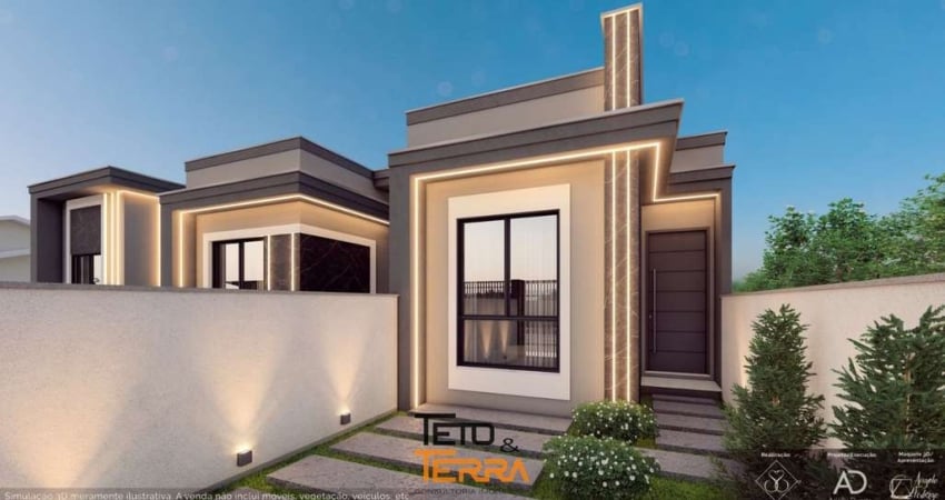 Casa á venda no bairro Areias em Tijucas com 60m², 2 dormitórios, amplo terreno