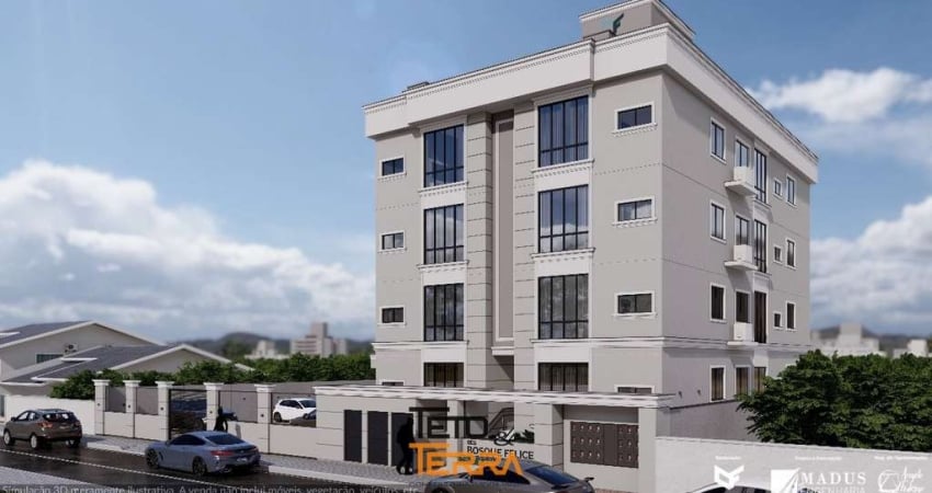 Apartamento no bairro Areias em Tijucas com 53m², 2 dormitórios, 1 suíte