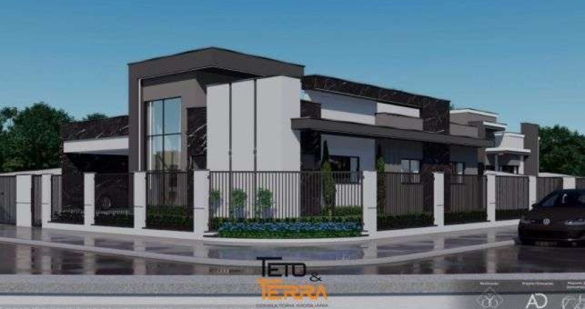 Casa á venda com 138m² no bairro Areias em Tijucas/SC, 3 dormitórios, 2 suítes