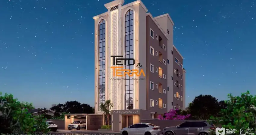 Apartamentos á venda com 65m² no bairro xv de novembro em tijucas, 2 suítes