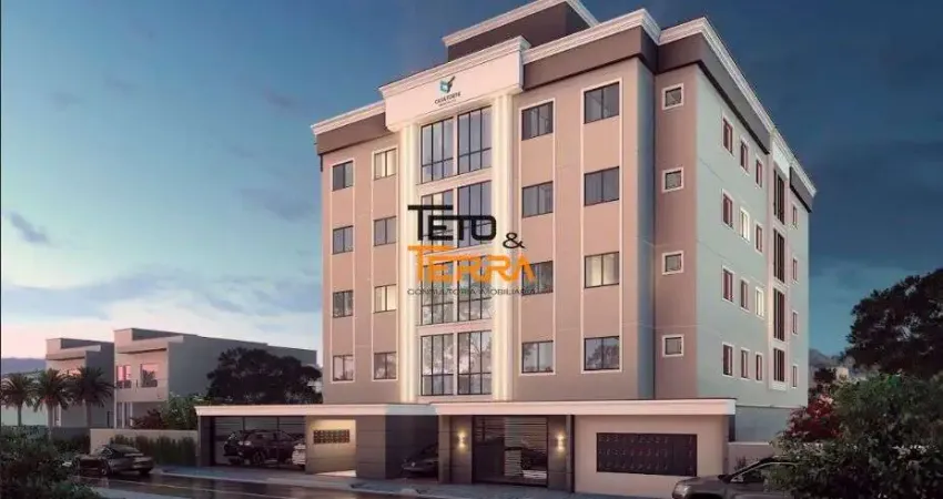 Apartamento á venda c/ 46m² a 77m² no s. luzia em tijucas no res. costa serena