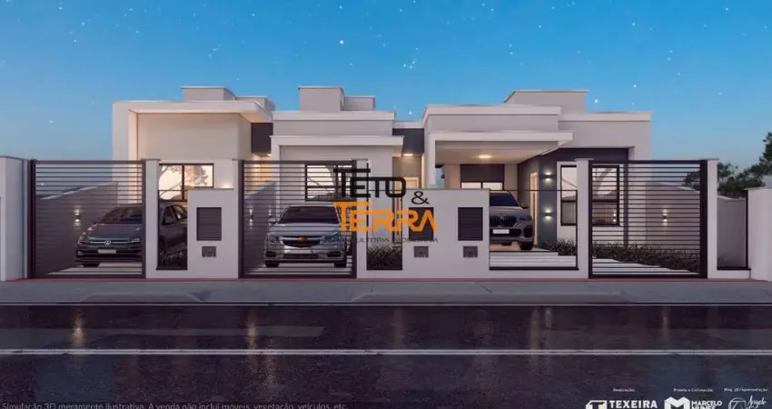 Casa com 63m² á venda no lot. terra firme em tijucas, 2 dormitórios, 1 suíte