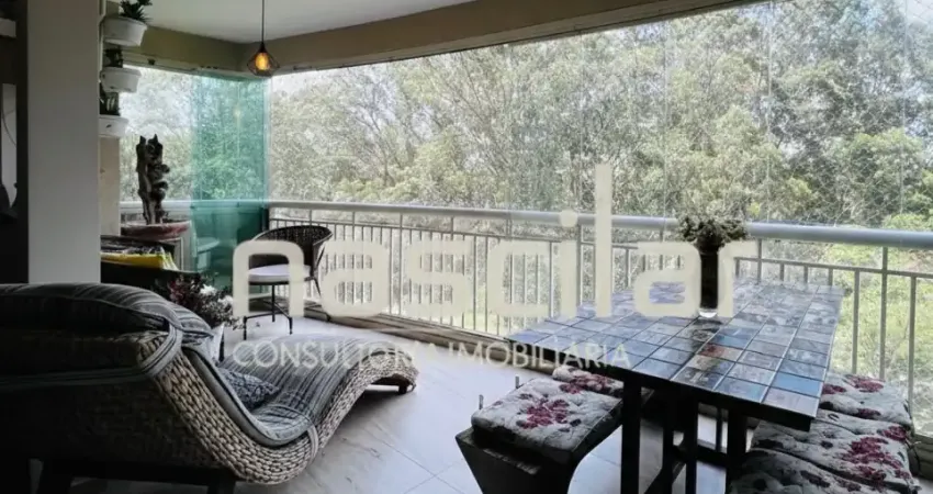 Vista Permanente para o Parque + 122m² Mobiliado no Club Tuiuti | 3 Suítes