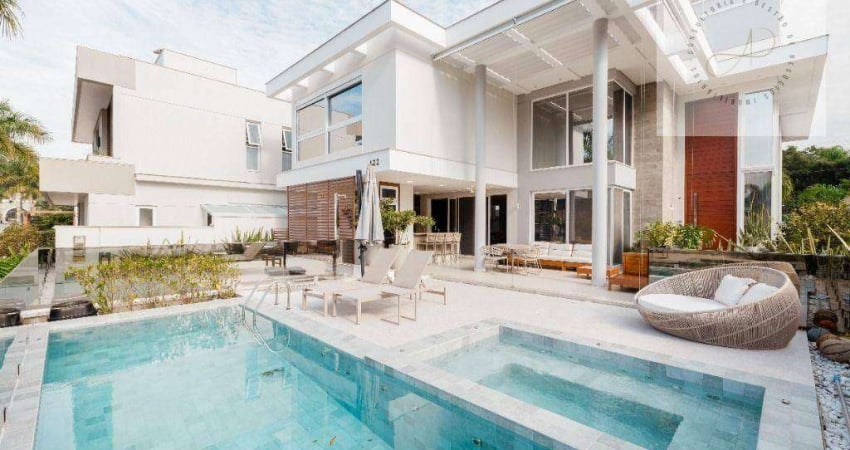 Casa com 4 dormitórios para alugar, 462 m² por R$ 47.438,11/mês - Jurerê - Florianópolis/SC