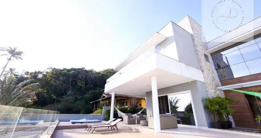 Casa com 3 dormitórios para alugar, 500 m² por r$ 25.520,00/mês - santo antônio de lisboa - florianópolis/sc