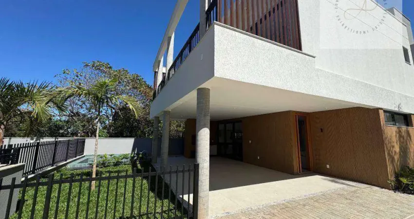 Casa com 3 dormitórios à venda, 240 m² por r$ 3.600.000,00 - cacupé - florianópolis/sc