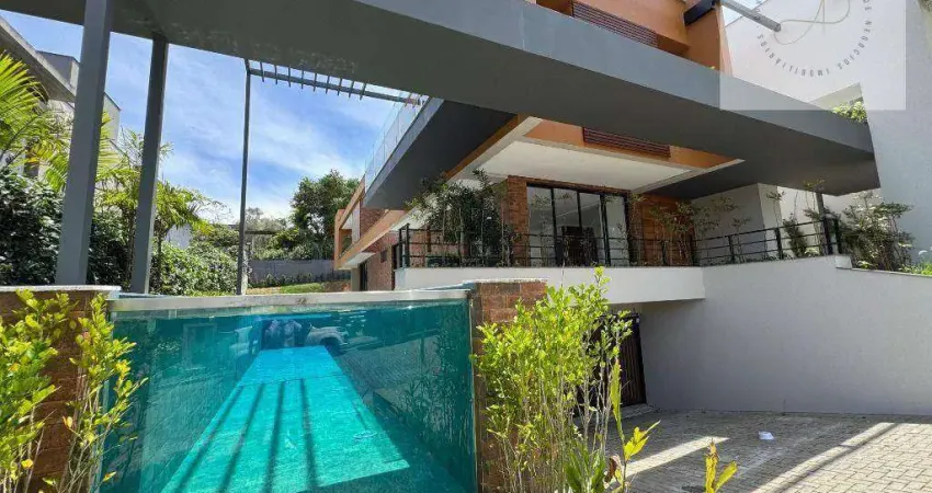 Casa com 4 dormitórios à venda por r$ 7.500.000,00 - cacupé - florianópolis/sc