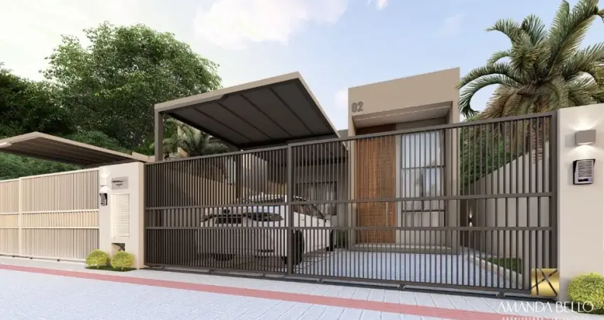 Casa com uma suíte mais dois dormitórios, excelente padrão de acabamento!