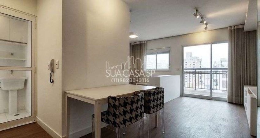 Confortável apto 1 dorm - 42 m² - 1 Vaga - Depósito e lazer.