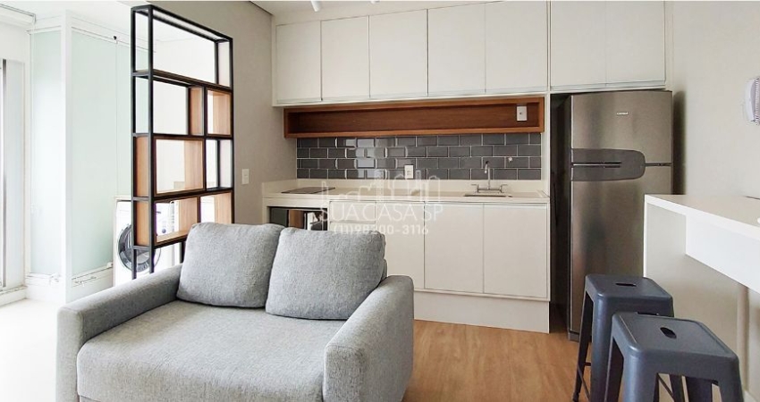 Apartamento Charmoso na Vila Madalena - Conforto e Estilo em 35m² ao Lado do Metrô!