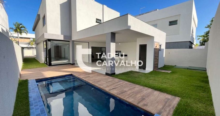 Residencial Porto Real - Casa nova com 4 suítes na Av. Prsicila Dutra, em Buraquinho, Lauro de Freitas/BA