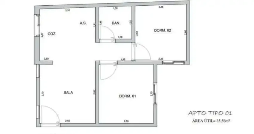Apartamento com 2 quartos, Vila Alpina, São Paulo - R$ 250 mil, Cod: 8290