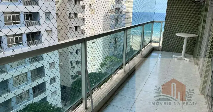 Apartamento com 3 dormitórios 2 vagas lazer vista para o mar na Pitangueiras
