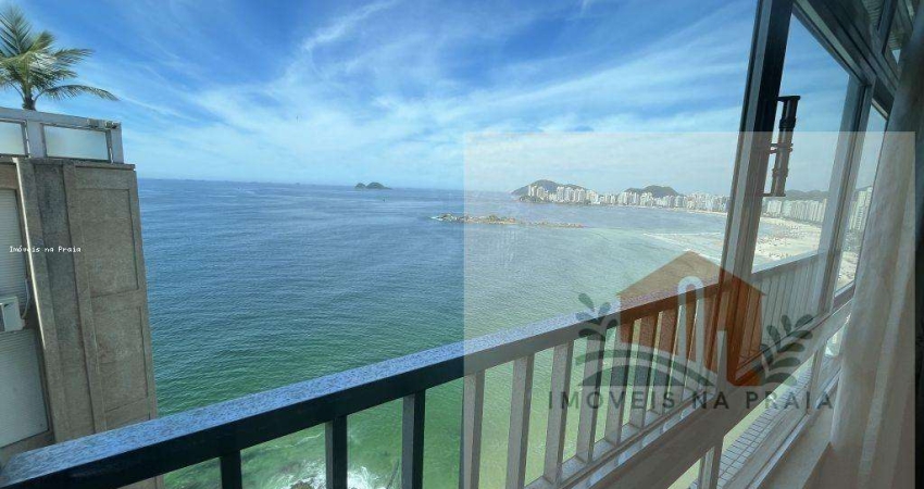 Apartamento com 5 dormitórios 2 vagas vista para o mar na Pitangueiras - Morro do Maluf