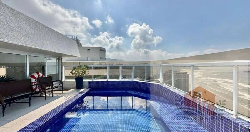 Cobertura duplex vista para o mar 6 dormitórios 3 vagas lazer nas Astúrias