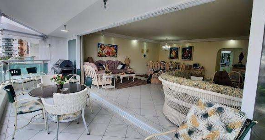 Apartamento com 4 dormitórios frente ao mar e vista 3 vagas na Pitangueiras