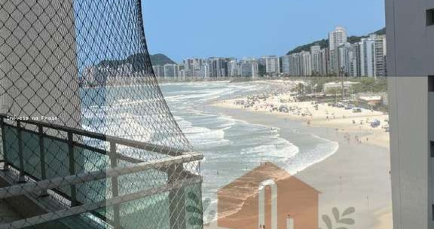 Apartamento com 4 dormitórios frente ao mar e vista 2 vagas na Pitangueiras