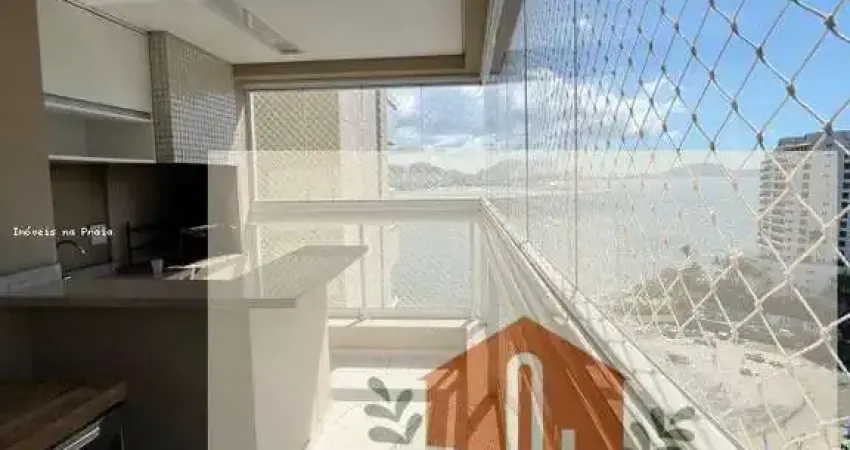 Apartamento com 3 dormitórios frente mar lazer 2 vagas varanda gourmet nas Astúrias